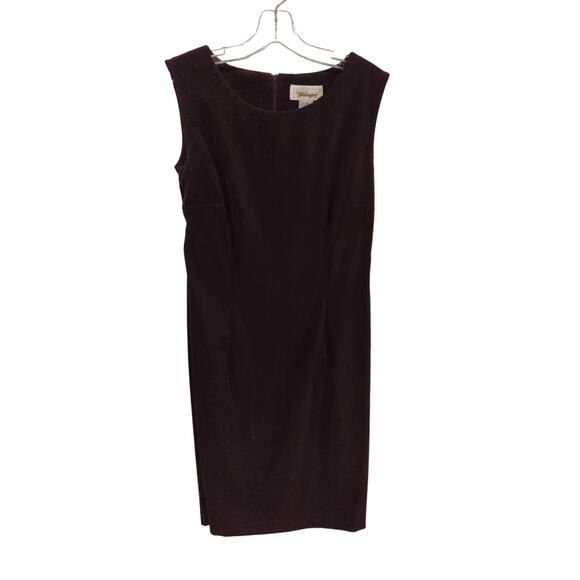 Vintage Worthington Velvet Look Sheath Dress, EUC, 10 - Picture 1 of 5